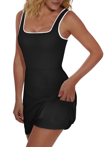 OFEEFAN Athletic Dress with Side Pockets