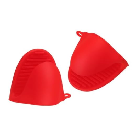 Kit 2 Luvas de Silicone Resistentes ao Calor para Cozinha Térmicas Pegadores Panela Assadeira Forno Antiderrapante Sortida Par