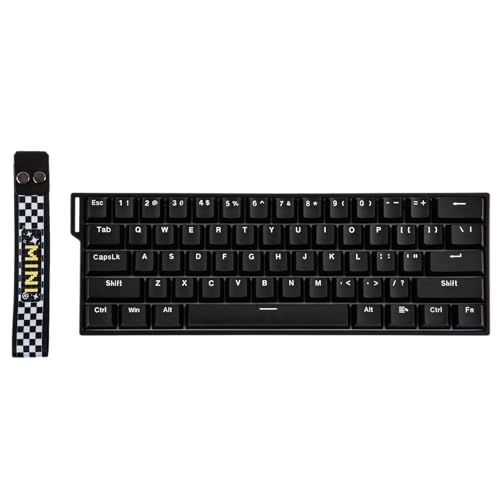 EPOMAKER Aula MINI60 HE Hall Effect Gaming Keyboard, 2.4GHz/BT, 8K Hz Polling, SOCD & DKS, Adjustable Actuation & Fast Trigger, PBT Keycap, 60% Wireless Mechanical Keyboard for Win/Mac (Standard) by EPOMAKER - Used condition - US$34.15