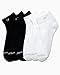 Calvin Klein Womens Quarter Socks - 6 Pack Performance Stretch Cushioned Ankle Athletic Socks for Women with Arch Support, Size 4-10, Black/White