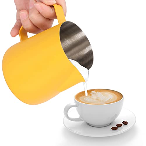 Jarro para Espuma de Leite, Jarro de Leite à Prova de Quebra e Resistente Ao Desgaste para café (12)