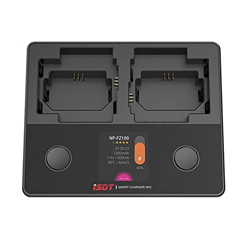 image for LIMETA NP-FW50 NP-FZ100 NP-BX1 Camera Battery Charger,Intelligent Char