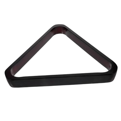 KOMBIUDA Wooden Billiards Storage Rack Snooker Balls Frame Pool Table Accessory Triangle Rack for Billiard Balls