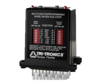 TRI-TRONICS PM-8200 50/60 HZ, 24 VDC, 12 PIN, 120 VAC, Multi-Mate, 1/6 HP Rate, 150 MA, Dual Function, Control Module, PROGRAMMABLE with Solid State AC Switch