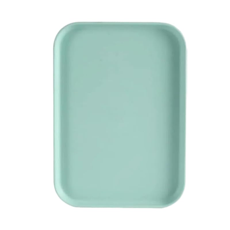 22 * 30.5CM Plastic Trays for Food Serving,Light Green Rectangular Serving Tray Dinner Trays For Home/Restaurant/Hotel Organizer