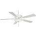 Minka-Aire F656L-WH Contractor Uni-Pack 52 Inch LED Pull Chain Ceiling Fan in White Finish