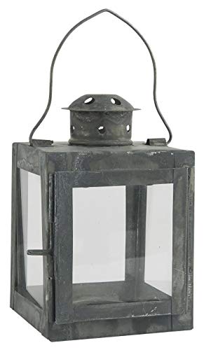 IB Laursen Laterne Norr Groß – Romantische Metall-Glas-Laterne Für Stumpenkerzen (ca. 31x16x16 Cm)