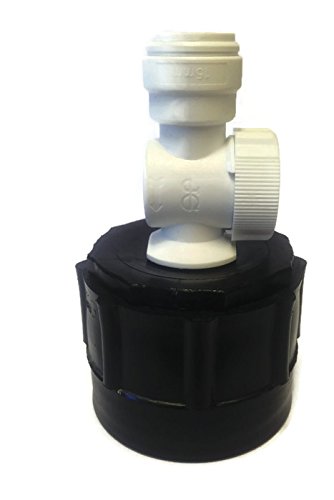 Preisvergleich Produktbild IBC Tank-Verbinder mit John Guest Isolation Ventil 15 mm