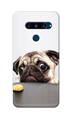 Image of PRINTFIDAA� Printed Hard Back Cover Case for LG V40 ThinQ Back Cover (Pug Dog) -2808