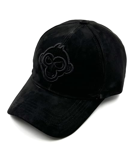 Image of Pure Leather Cap for Mens and Womens Adjustable Cap Cap Pure Suede Leather Cap