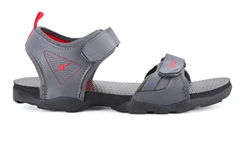 Image of Sparx Men's Sandal, Cool Grey Red, 6 UK