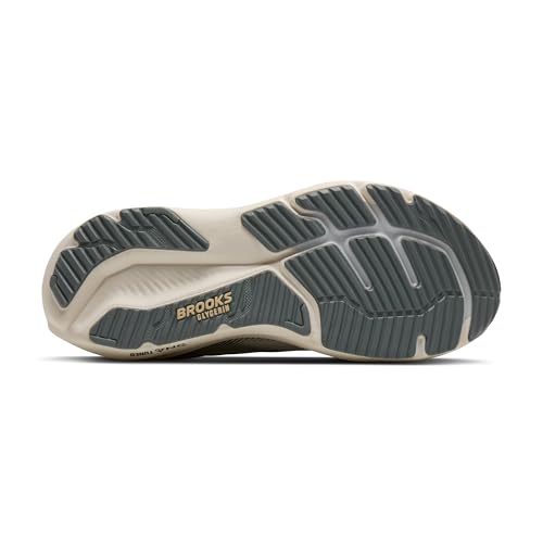 Brooks Men’s Glycerin 23 Neutral Running Shoe - Coconut/Bleached Sand/Grey - 7 Medium by Brooks - Used condition - Image 6