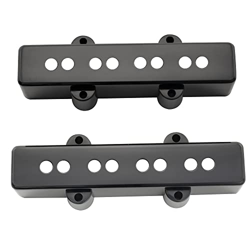Musiclily Plastic Jazz Bass Pickup Covers Set