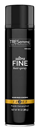 TRESemmé TRES Two Ultra Fine Mist Hair Spray For All Hair Types, Firm Control Hair Styling Anti-Frizz Hairspray With All-Day Humidity Resistance 11 oz