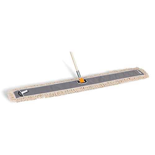 Image of Coastwide Professional Cut-End Dust Mop Head, Cotton, 60 inch x 5 inch, White