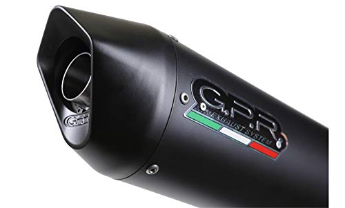 SCARICO GPR EXHAUST SYSTEMS CO.Y.197.RACE.FUNE YAMAHA YZF R6 2017/18 EURO 4 IMPIANTO COMPLETO DI SCARICO RACING FURORE NERO