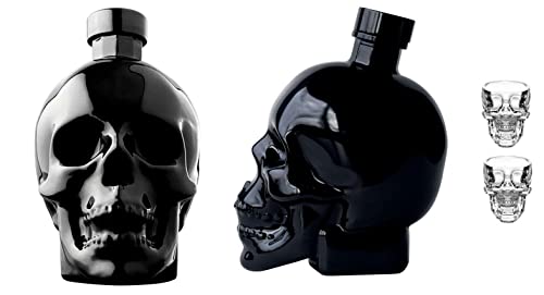 CRYSTAL HEAD ONYX AGAVE VODKA 70 CL MIT 2 GLÄSERN