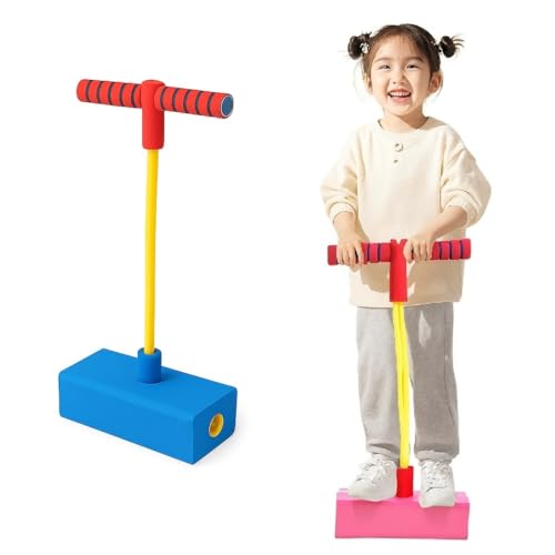 バランスホッピング ジャンピング スポーツトイ ホッピング バランスボード 子供用 跳ねる おもちゃ 柔らか 室内遊具 (ブルー)
