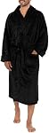 Izod hommes Confort-soft Robe en polaire - Sergé StripeBathrobe