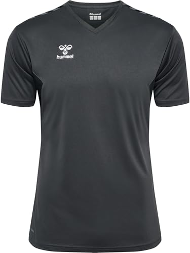 hummel Authentic PL Jersey S/S Sport – Camiseta de Manga Corta para Hombre – Camiseta Deportiva – Corte Normal – de 100% poliéster Reciclado – Transpirable y de Secado rápido