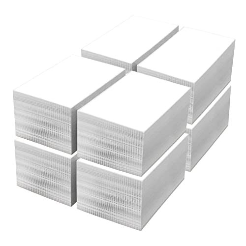 Image of 4 inch x 6 inch Fanfold Direct Thermal Labels, 8000 Total 8 Stacks, White Perforated Shipping Labels Compatible with Zebra, Elton Printers