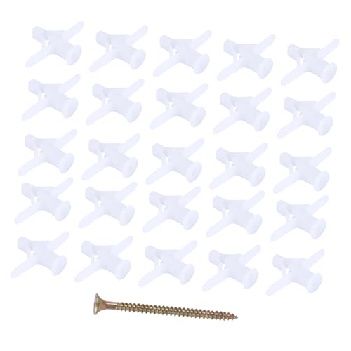 SOLUSTRE 100pcs Drywall Repair Expansion Plug Nails Wall Fixer for Drywall Spackle