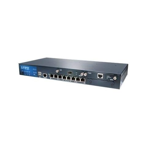 Juniper SRX220H2-POE SRX services gateway 220 with 8 x GE ports, 2xmini-PIM slots, and high memory (2GB RAM, 2GB FLASH) /w w/ 8 Ports POE (120W). External power supply and cord included Cover
