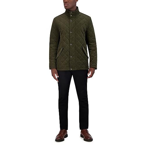 Image of Cole Haan Men's Stand Collar Quilted Jacket