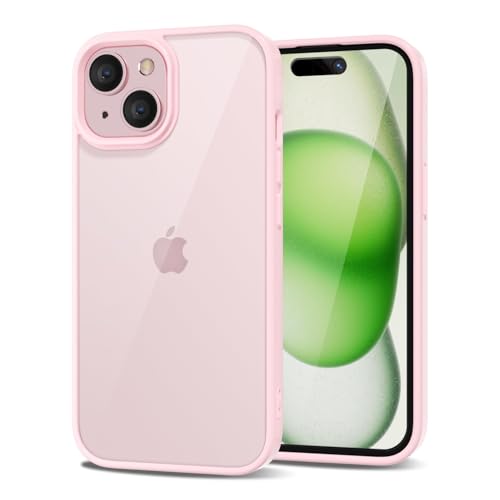 LoeoeL for iPhone 15 Case Clear, Transparent Hybrid 15 Phone Case [Hard Plastic & Soft Silicone...