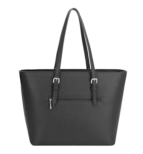 David Jones - Women's Shopper Handbag - Women's Handbag Large Tote PU Leather - Bag Shoulder Bag Office School Shopping Bag - Large Briefcase Work Bag A4 Laptop Elegant