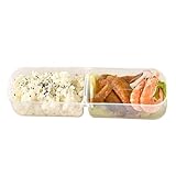 Contenedores organizadores para , apilables con tapa, contenedores para congelador, contenedores divididos para refrigerador, para preparación de comidas, cebolleta, jengibre, ajo, cocina