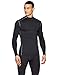 Under Armour ColdGear Armour Mock, Maglia Uomo, Nero (Black/Steel (001), M