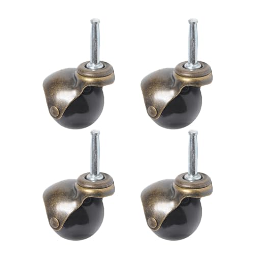 Roulettes pivotantes pour meubles en bois dur lot de 4 roulettes stables
