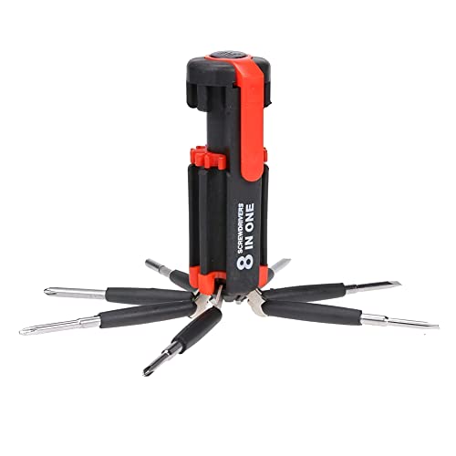 Image of Oblivion Screw Driver Kit - Screwdriver Set with Ratchet Pawl, Batch Head & Socket Spanner - Multipurpose Hand Tools Kit for Home, Garage, Electronics & DIY Repair (Durable Steel) (8 Pcs in 1)