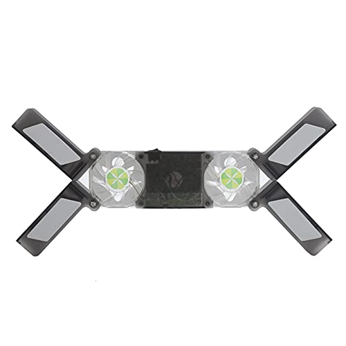 Base de enfriamiento portátil con 2 ventiladores LED miniatura 5