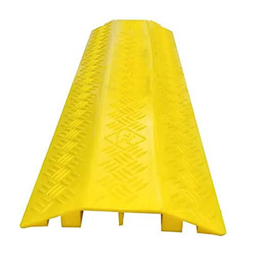 Protectores de cable de caída de canal, cubierta protectora duradera para rampa de cable, segura para zonas de alto tráfico, uso en exteriores e interiores