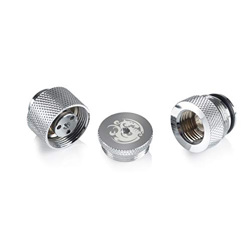 Review Discount Bitspower Water Exhaust Fitting, Silver Shining
