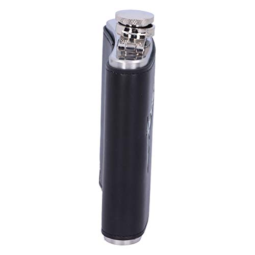 Nemesis Now Officially Licensed Metallica Black Album Hip Flask, Stainless Steel, 7cm