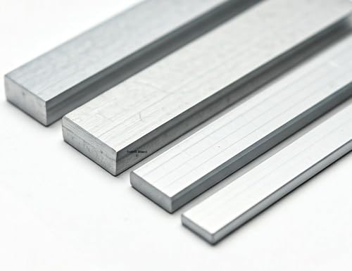 Barra piatta in ALLUMINIO 6082 anticorodal, varie sezioni e lunghezze (40x10x1000mm)