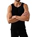 Produktbild Dilling Merino Unterhemd Herren - Tank Top 100% Bio Wolle Schwarz XL