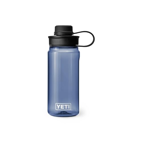Image of YETI Yonder Water Bottle with Yonder Tether Cap, Lightweight, Leakproof and BPA-Free