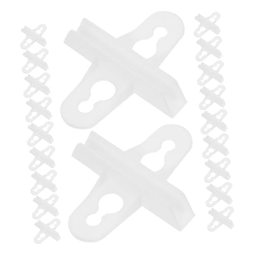 BUGUUYO 20個 水槽仕切り 水槽 仕切り ?子 吸盤カ ホルダー 水族館のエ ース吸盤 水槽ブラケット 水族館吸引ホルダー フィッシュカ DIY水槽仕切り水族館 白い