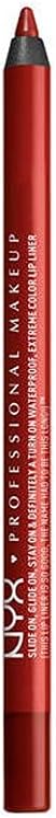 NYX PROFESSIONAL MAKEUP Slide On Lip Pencil, Lip Liner - Brick House (Deep Brick Red)