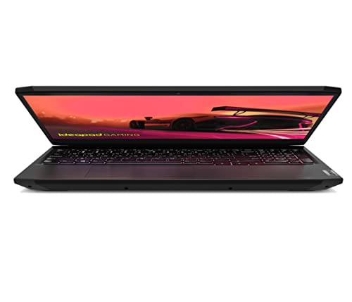 Lenovo IdeaPad Gaming 3 Gen 6 Laptop, 39,6 cm (15,6 Zoll), FullHD 60 Hz (AMD Ryzen 5 5600H, 16 GB RAM, 512 GB SSD, NVIDIA GeForce GTX 1650-4 GB, ohne Betriebssystem), Schwarz, QWERTY-Tastatur Spanisch – Bild 6