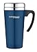 ThermoCafé Thermobecher Color, Kaffeebecher to go Kunststoff blau 400ml, Isolierbecher mit Schiebeverschluss, Becher für Kaffee oder Tee 4061.256.040, Coffee to Go 2 Stunden heiß, BPA-Free