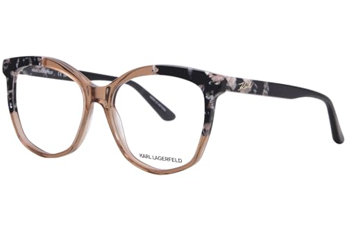 KARL LAGERFELD Brille Größe 55 mm BROWN,MARBLE BROWN, EYE SIZE: 55 BRIDGE: 16 HORIZONTAL MEASUREMENT: 55 VERTICAL MEASUREMENT: 47,3