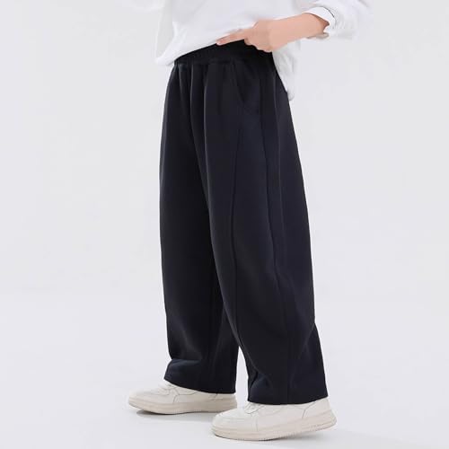 Pantalon de jogging fille en tricot ample pour l'école et le sport - 2