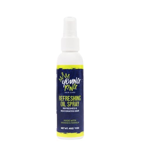 Young King Hair Refreshing Oil Spray para cabello y barba 4oz miniatura 1
