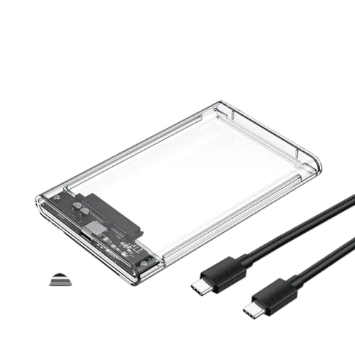 Caja externa para disco duro 2.5 pulg USB 3.0/Tipo C a SATA III miniatura 1