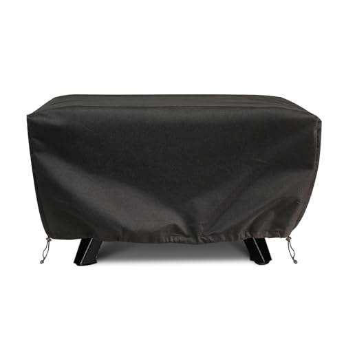 DUDSOEHO Pizza Ofen Abdeckung für 13 Gas Pizza Ofen - 55x55x27cm 600D Oxford Tuch Abdeckung wasserdicht und Dual verstellbare Kordelzug winddicht